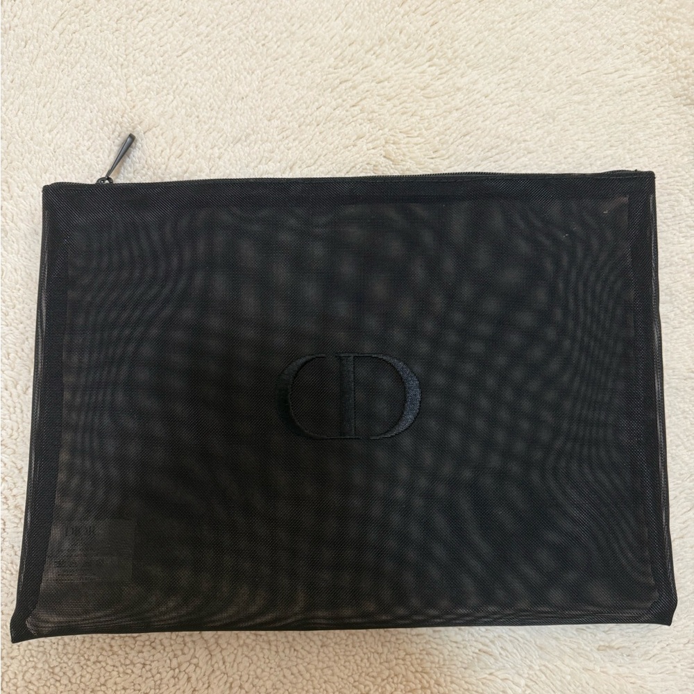 Dior Black Mesh Pouch